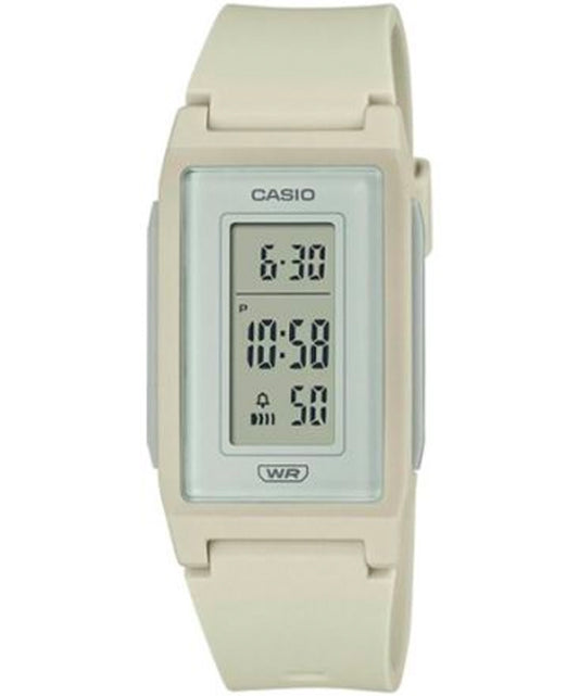 Casio unisex analog watch, beige dial with comfortable strap, model CS-LF-10WH-8DF, Bahrain