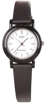 Casio, Women’s Watch Analog, White Dial Black Resin Band,  LQ-139BMV-7ELDF