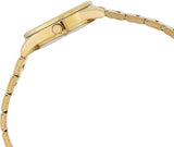 Casio Women's Watch Analog, Black Dial Gold Stainless Steel Strap, LTP-V005G-1BUDF