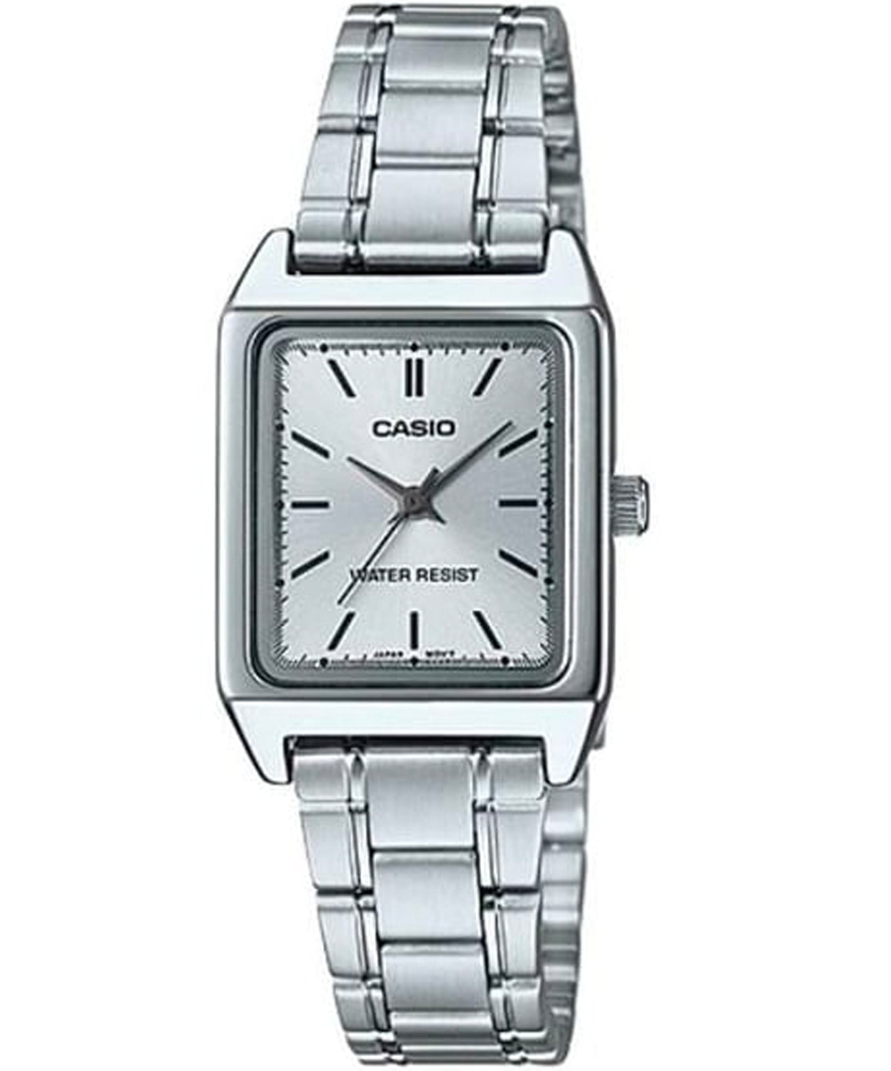 Casio, Women’s Watch Analog, Silver Dial Silver Stainless Band, LTP-V007D-7EUDF