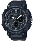 Casio, Men's Chronograph Watch Analog, Navy Blue Dial Navy Blue Resin Band, MCW-200H-1A2
