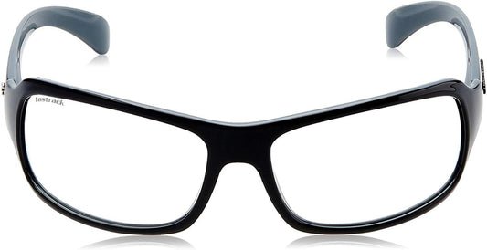 Fastrack Men's Round Sunglasses, Clear Lens, UV protected, P117WH3