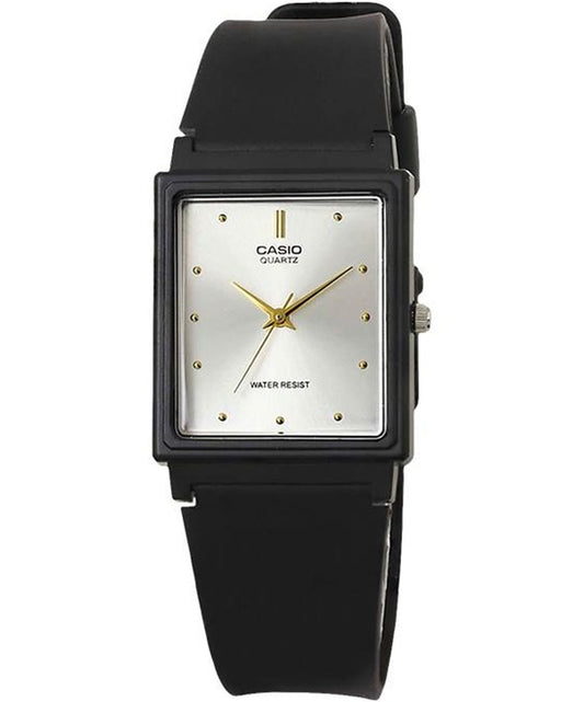 Casio men analog watch, silver dial with comfortable strap, model CS-MQ-38-7ADF, Bahrain