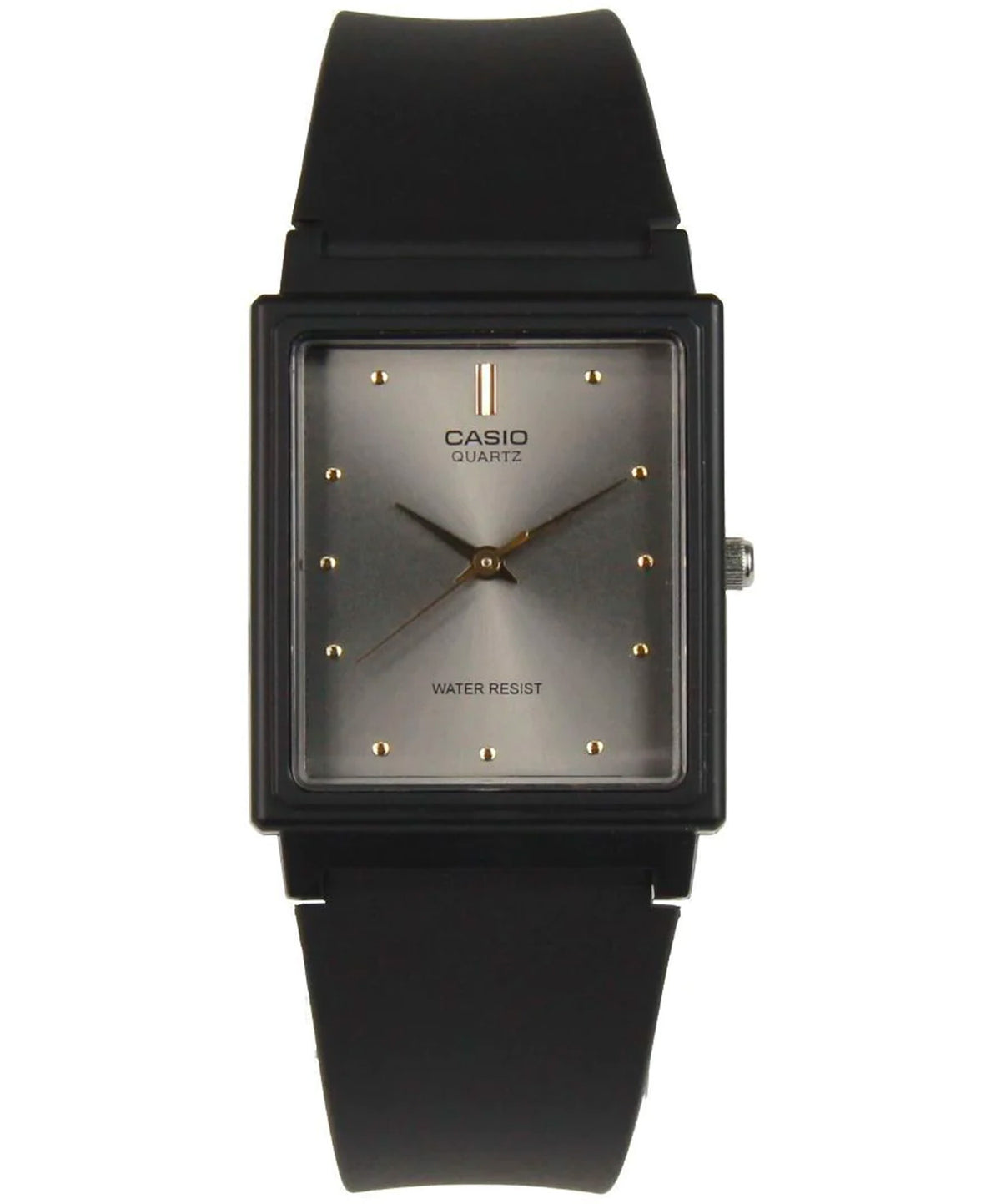 Casio, Menâ€™s Watch Analog, Grey Dial Black Resin Band, MQ-38-8ADF