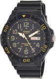 Casio, Men’s Watch Analog, Black Dial Black Resin Band, MRW-210H-1A2VDF