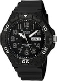 Casio, Men’s Watch Analog, Black Dial Black Resin Band, MRW-210H-1AVDF