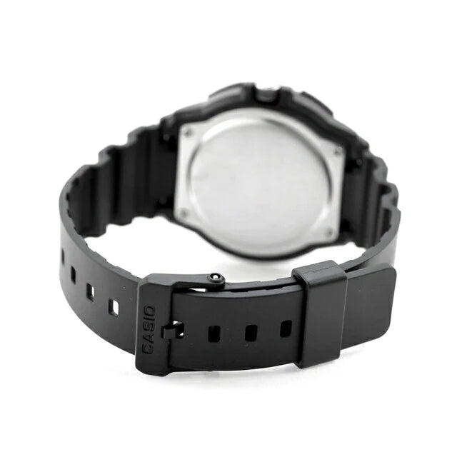 Casio Men's Watch Analog Black Dial with Black Resin Strap, MRW-230H-1E3VDF