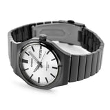 Casio Men's Watch Digital Dial Silver Dial with Grey Stainless Steel Band, MTP-E735B-7AVDF
