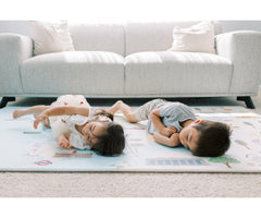 Milk It Baby Mumbai Play Mat, City Tour Collection 100% TPU Foam Non Toxic Reversible Mat, MI-MUMBAIPM