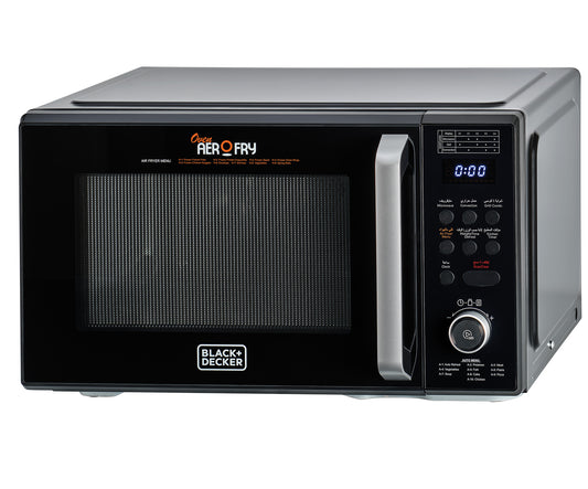 Black+Decker 29 Litres 4 in 1 Oven Aerofry - Microwave + Grill + Convection + Airfryer, MZAF2910 Air Fryer BL-MZAF2910