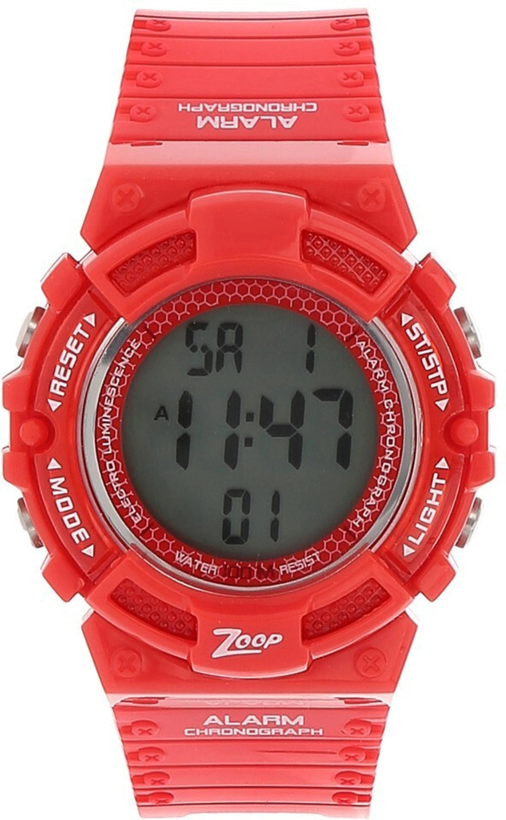 Zoop By Titan Kid's Watch Digital Dial With Red Resin Strap, 4040PP02