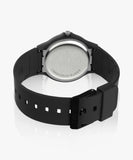 Casio Men's Watch Analog, Black Dial Black Resin Strap, MQ-24-1B3LDF
