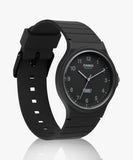 Casio Men's Watch Analog, Black Dial Black Resin Strap, MQ-24-1B3LDF
