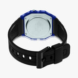 Casio Men's Watch Vintage Collection Digital, Blue Dial Black Resin Strap, F-91WM-2ADF