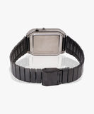Casio Unisex Watch Vintage Collection, Black Dial Black Stainless Steel Strap, CA-500WEGG-1BDF