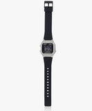 Casio Men's Watch Digital, Black Dial Black Resin Strap, W-217HM-7BVDF