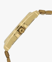 Titan Men's Watch Analog, Champagne Dial Golden Stainless Steel Strap Watch, 1578YM05