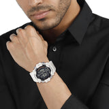 Casio Men's watch Digital, Black Dial White Resin Strap, AE-1500WH-8B2VDF