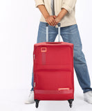 VIP Domina 69cm Soft Trolley Red + Free 52cm Duffle Bag, DOMINA69RD+DF