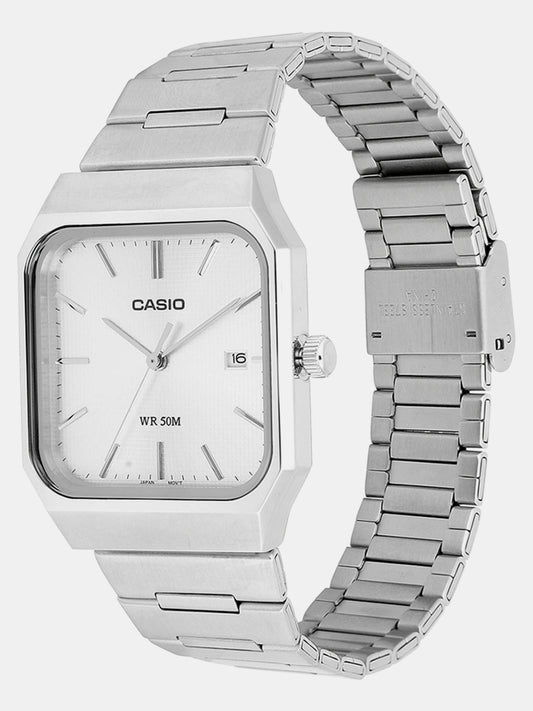 Casio Men's Watch Analog Silver Dial with Stainless Steel Band,MTP-B185D-7AVDF product image