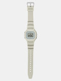 Casio Unisex Watch Digital, Beige Dial Beige Resin Strap, W-218HC-8AVDF