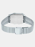 Casio Unisex Watch Analog Digital Display, Dual Time  Stainless Steel Grey Ion Plated Band , AQ-800E-1ADF