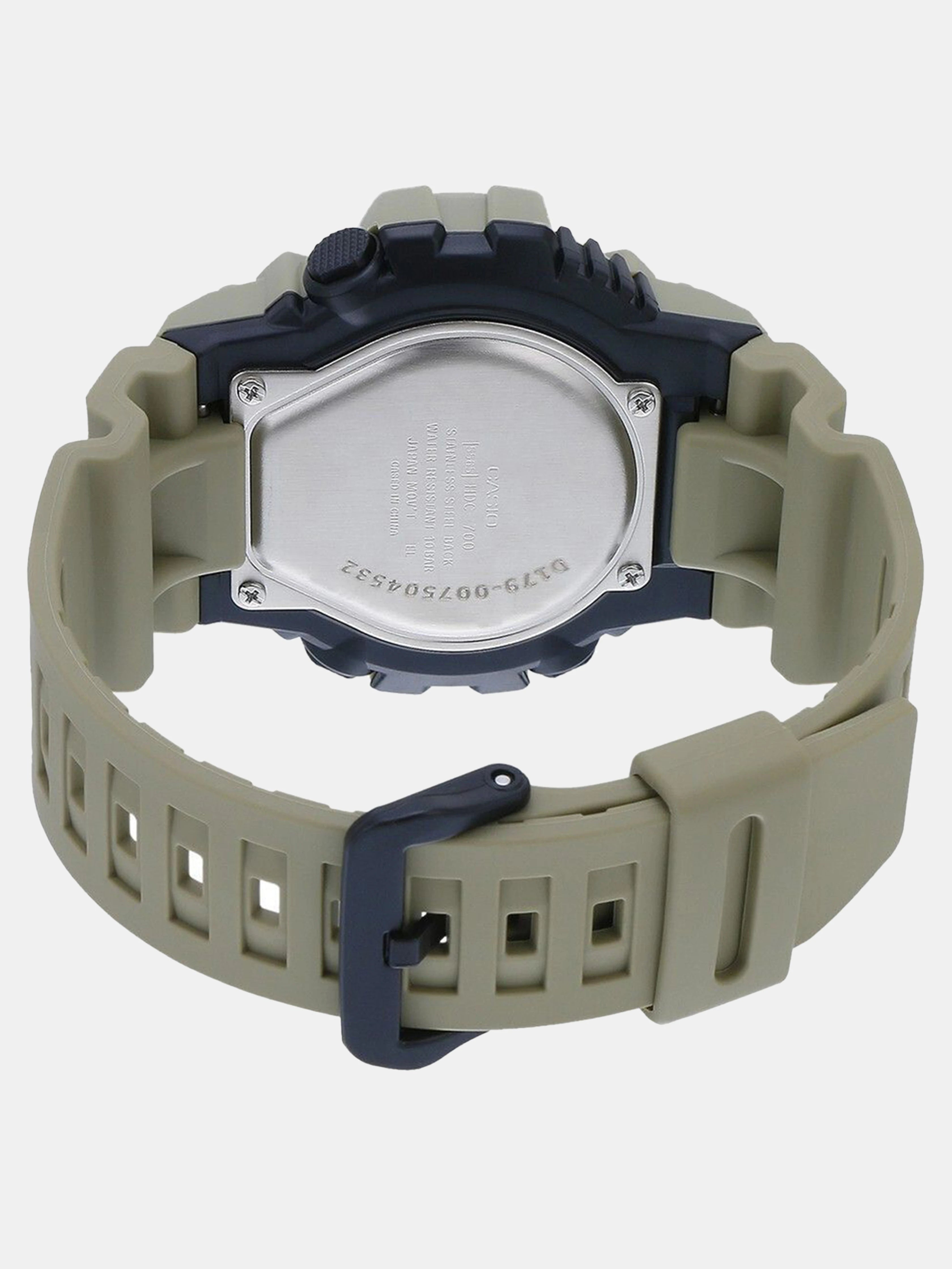 Casio Men's Watch Analog & Digital Combo, Black Dial Green Resin Strap, HDC-700-3A3VDF product image