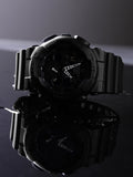 G-Shock Men's Watch Digital & Analog Combo, Black Dial Black Resin Band, GA-100-1A1DR