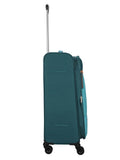Skybags Genesis 69cm 8 Wheels Soft Case Trolley, Teal, GENESIS69TL