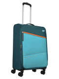 Skybags Genesis 69cm 8 Wheels Soft Case Trolley, Teal, GENESIS69TL