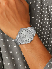 Titan Men's Watch Analog, Silver Dial Silver Stainless Steel  Strap Watch, 1585SM04
