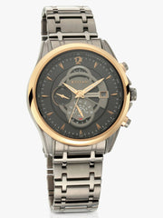 Titan Maritime Anthracite Chronograph Men's Watch, Anthracite Dial Stainless Steel Strap, 1830KM01