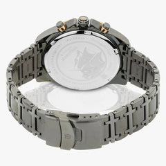 Titan Maritime Anthracite Chronograph Men's Watch, Anthracite Dial Stainless Steel Strap, 1830KM01