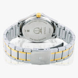 Titan Men's Watch Silver Dial Silver &  Gold Stainless Steel Strap Watch, 1698BM01