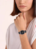 Casio Unisex Watch Vintage Collection Digital Display, Black Dial Black Stainless Steel Mesh Strap, A168WEMB-1BDF