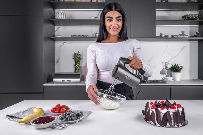 Black+Decker, 300W Stainless Steel Hand Mixer, SSMH325