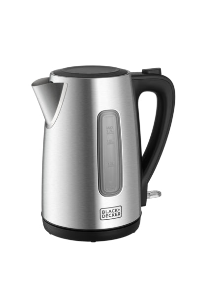 Black+Decker 1.7 liters 2200W Stainless Steel Cordless Kettle, JC455 Kettle BL-JC455