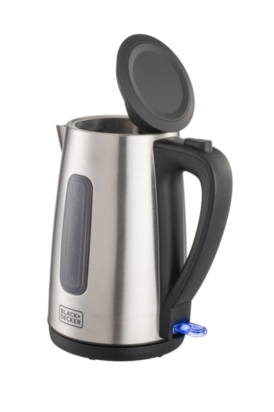 Black+Decker 1.7 liters 2200W Stainless Steel Cordless Kettle, JC455