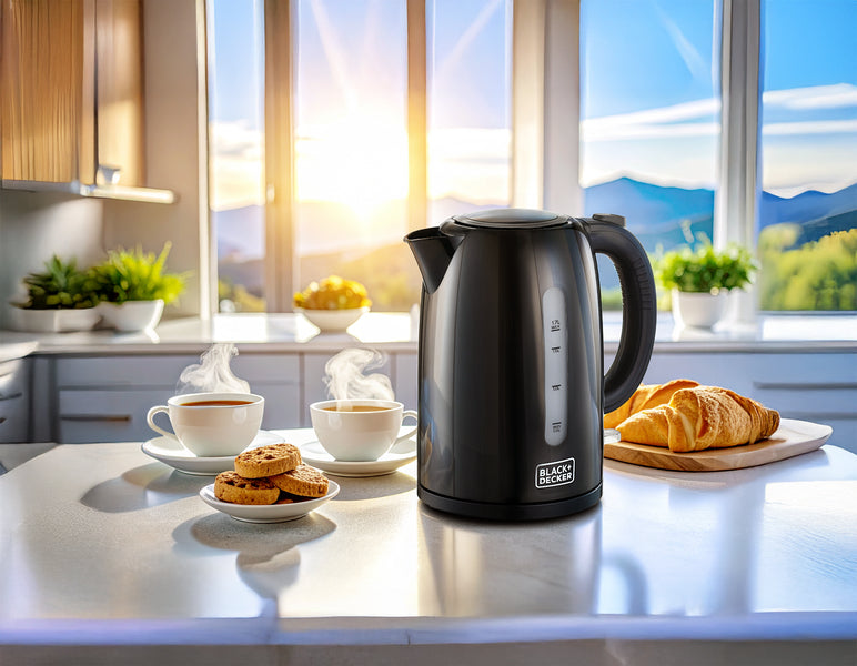 Black+Decker 1.7 liters 2200W Stainless Steel Kettle, JC64