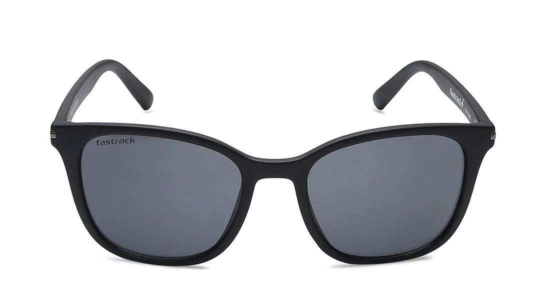 Fastrack, Men's Square Sunglasses, Black, P418BK3