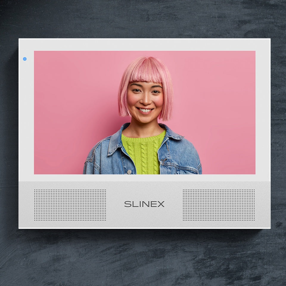 Slinex SONIK7-W – 7" Sonik7 Indoor Monitor for Video Door Phones, White