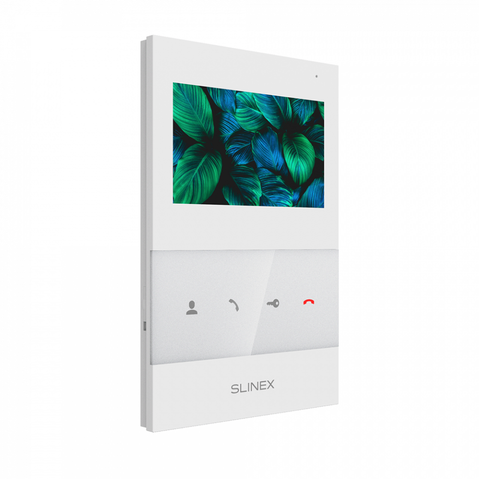 Slinex SQ-04M-W 4Inch Indoor Monitor with Memory – White Video Door Phone