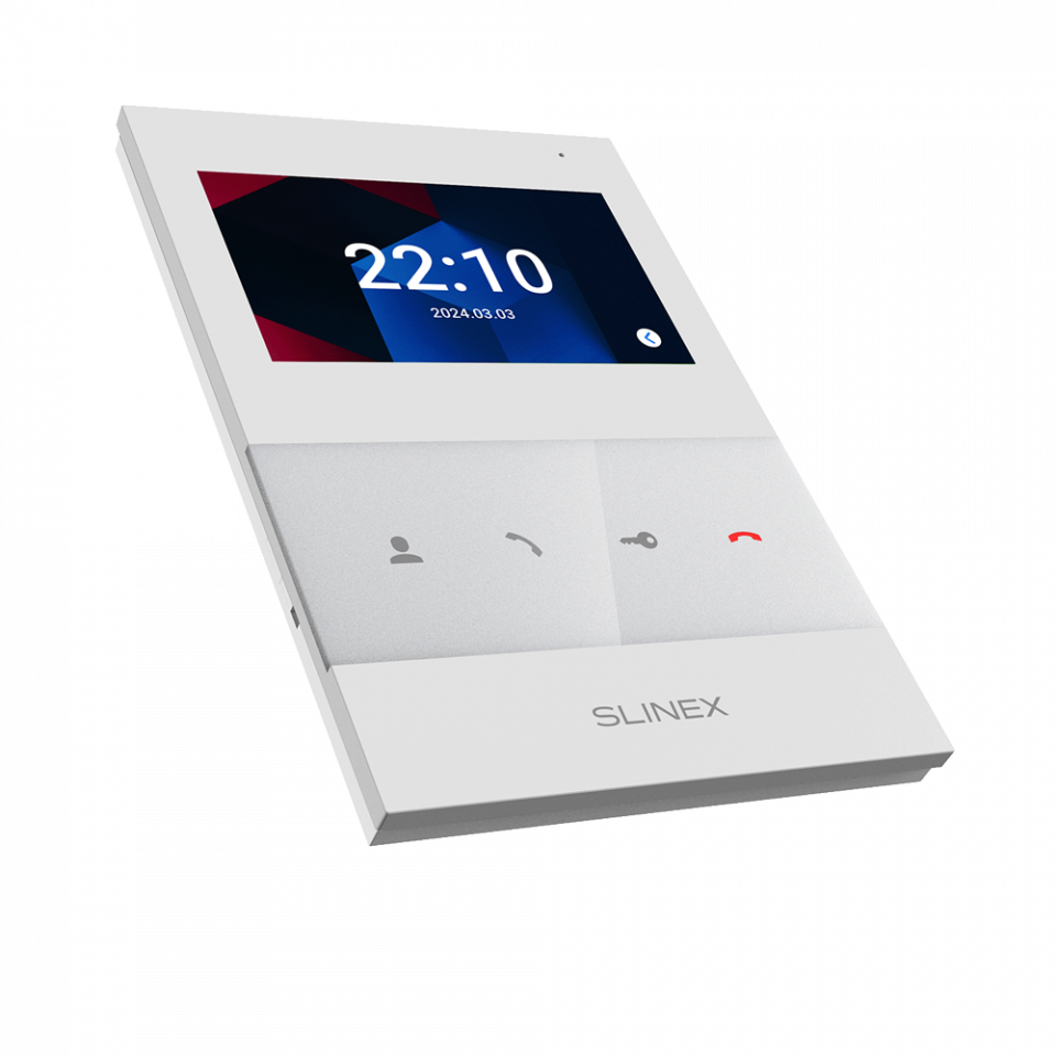 Slinex SQ-04M-W 4Inch Indoor Monitor with Memory – White Video Door Phone