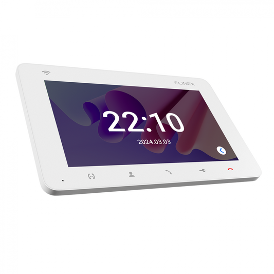 Slinex 7" Indoor Cloud Monitor, White, SM-07N-W