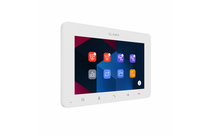 Slinex 7" Monitor With Memory, White, SM-07MHD-W