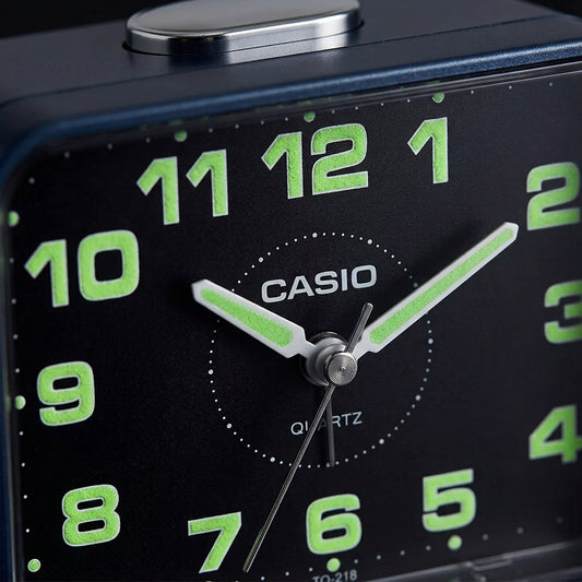 Casio beep sound, analog alarm clock, TQ-218-2DF