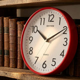Rhythm Basic Wall Clock | 3D Numerals | Red, CMG716NR01