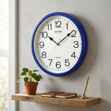 Rhythm Basic Wall Clock | 3D Numerals | Dark Blue, CMG734NR11