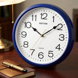 Rhythm Basic Wall Clock | 3D Numerals | Dark Blue, CMG734NR11