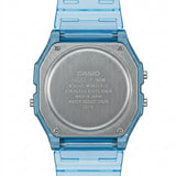 Casio Men's Watch Vintage Collection Digital, Blue Dial Blue Resin Strap, F-91WS-2DF